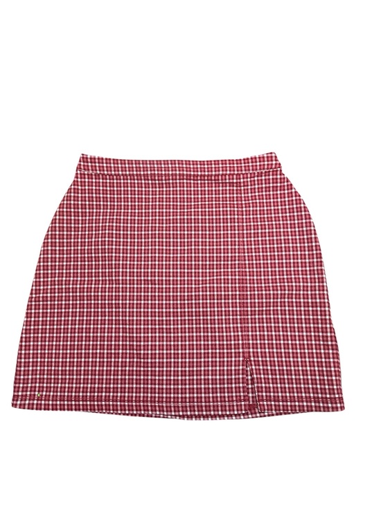 Hollister Dresses & Skirts - Hollister Y2K Red and White Gingham Mini Skirt Ultra High Rise Size S